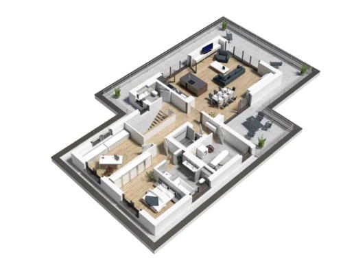 3D Grundrisse im Marketing