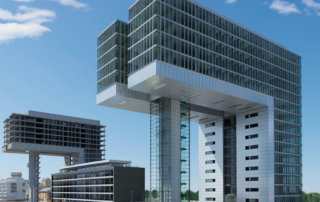 3D Visualisierung Exterior Kranhaus Köln