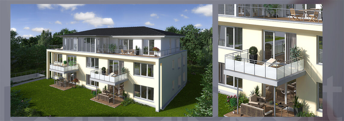 3D Visualisierung Exterior Fuhlrotstrasse
